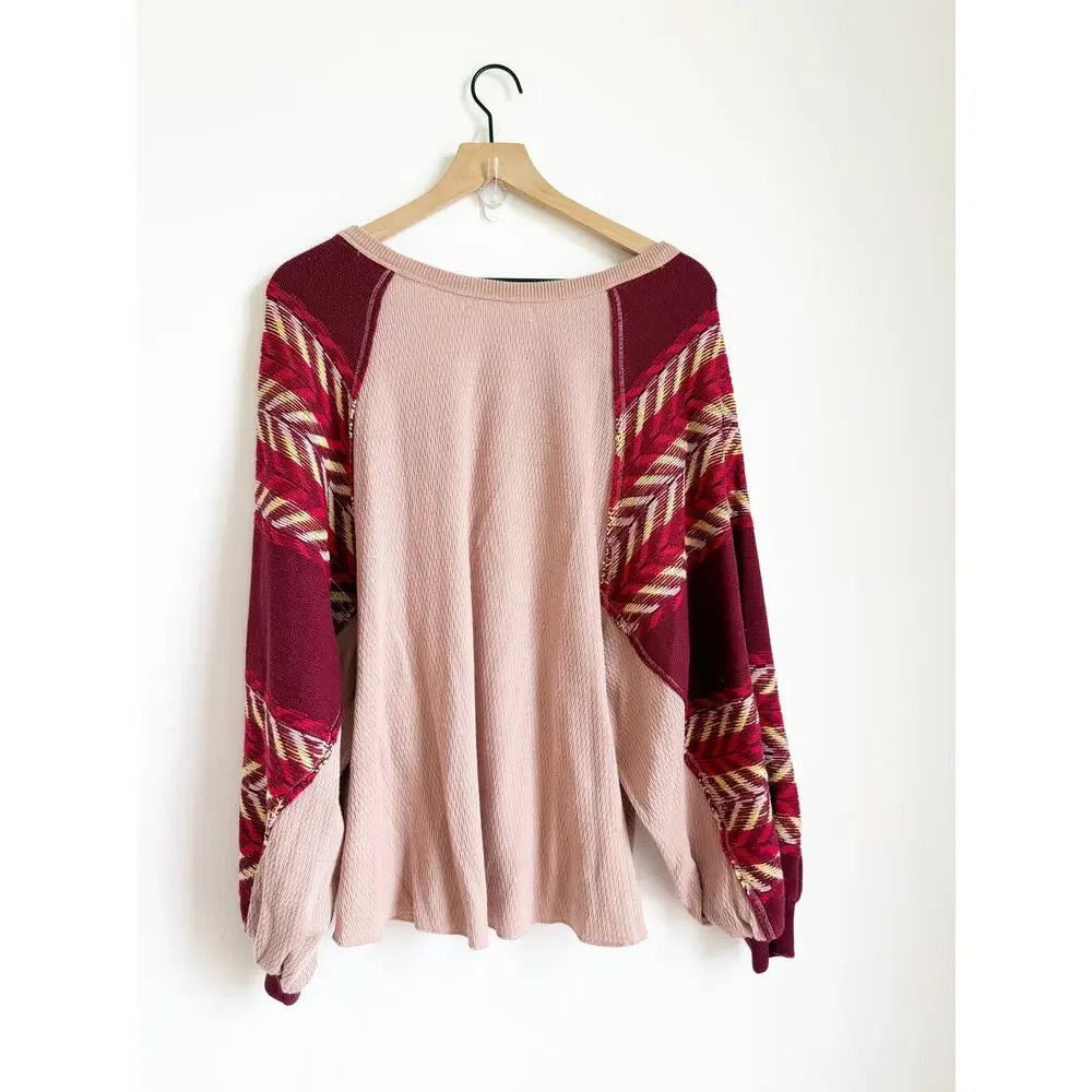Free People Rainbow Dreams Sweater Pullover Small